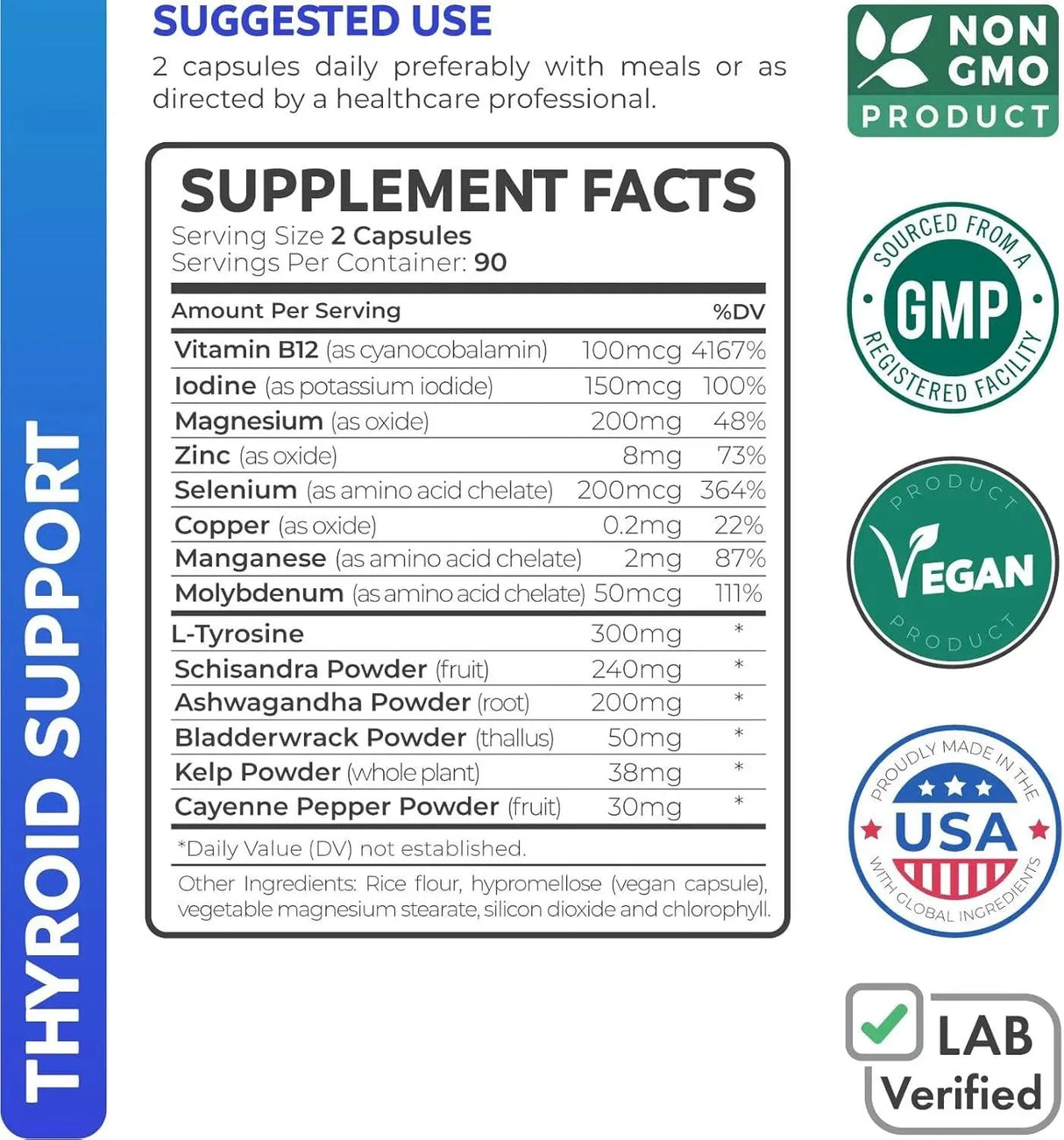 HEALTHS HARMONY - Healths Harmony Thyroid Support Complex with Iodine 180 Capsulas - The Red Vitamin MX - Suplementos Alimenticios - {{ shop.shopifyCountryName }}