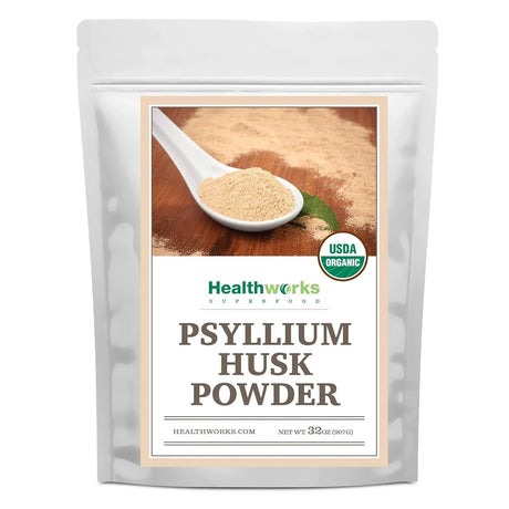 HEALTHWORKS - Healthworks Psyllium Husk Powder 907Gr. - The Red Vitamin MX - Suplementos Alimenticios - {{ shop.shopifyCountryName }}