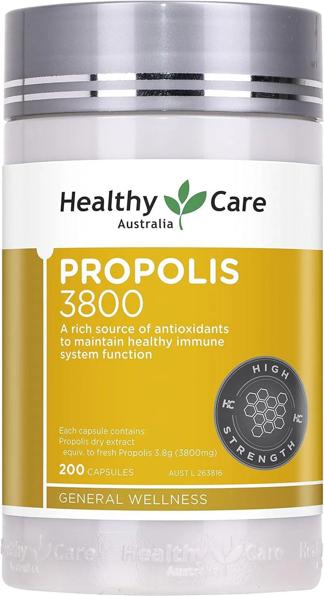 HEALTHY CARE - Healthy Care Australia Bee Propolis Extract 3800Mg. 200 Capsulas - The Red Vitamin MX - Suplementos Alimenticios - {{ shop.shopifyCountryName }}