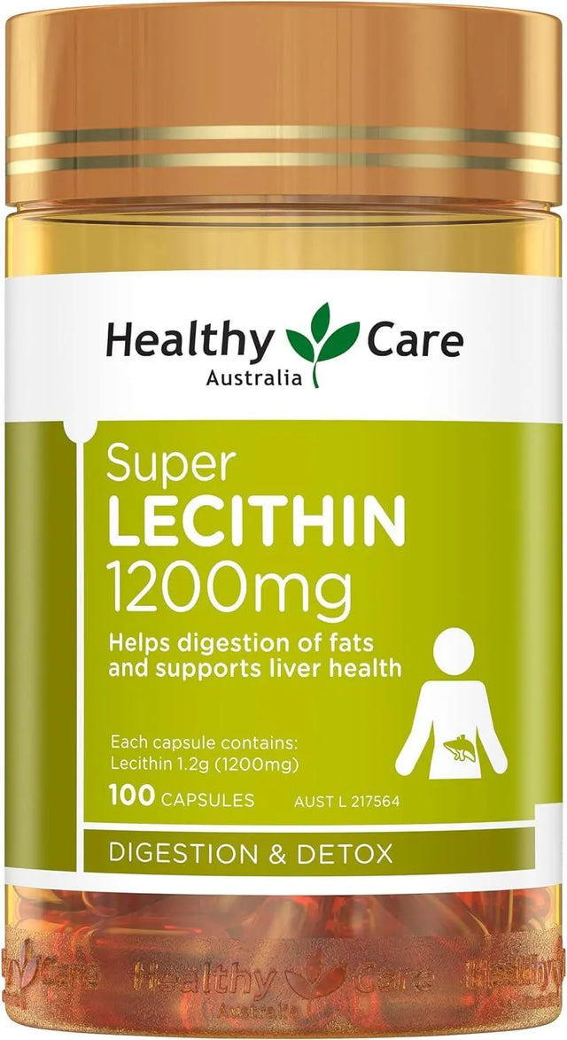 HEALTHY CARE - Healthy Care Lecithin 1200Mg. 100 Capsulas - The Red Vitamin MX - Suplementos Alimenticios - {{ shop.shopifyCountryName }}