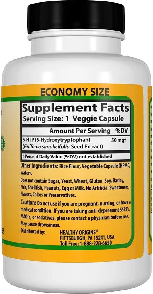 HEALTHY ORIGINS - Healthy Origins 5-HTP Natural Multi Vitamins 50Mg. 120 Capsulas - The Red Vitamin MX - Suplementos Alimenticios - {{ shop.shopifyCountryName }}