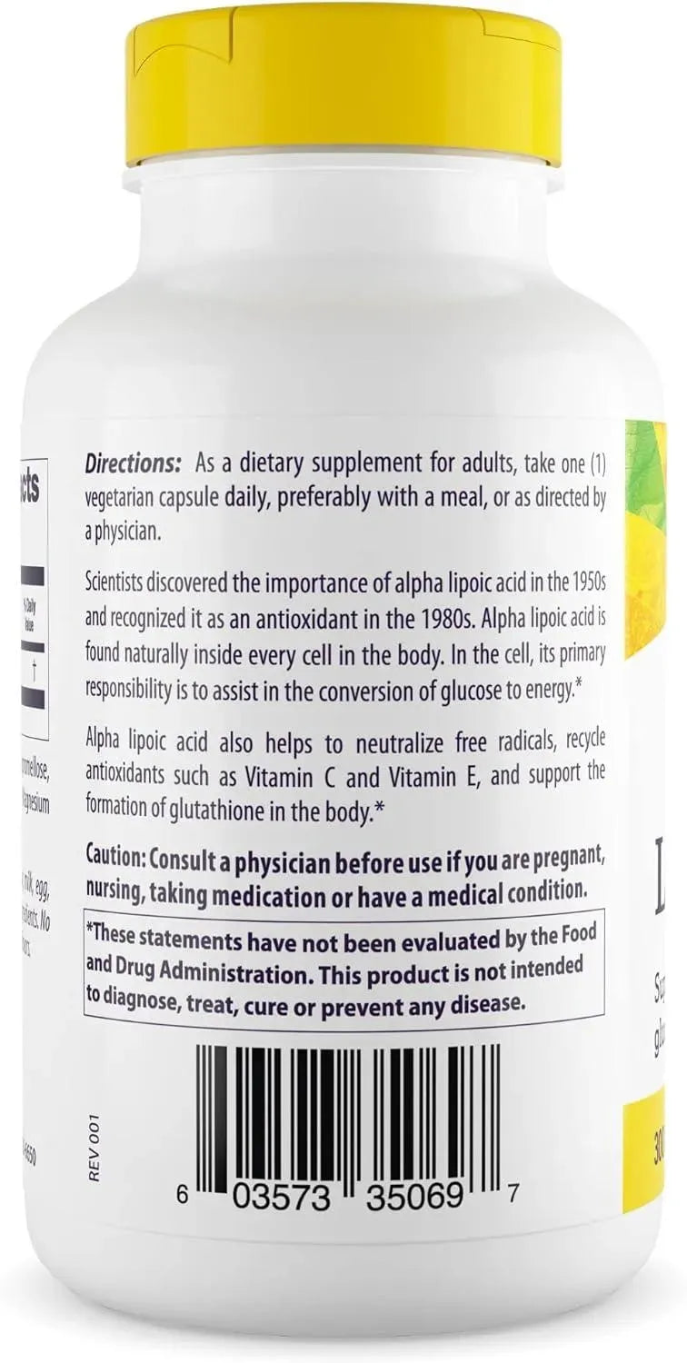 HEALTHY ORIGINS - Healthy Origins Alpha Lipoic Acid 300Mg. 150 Capsulas - The Red Vitamin MX - Suplementos Alimenticios - {{ shop.shopifyCountryName }}