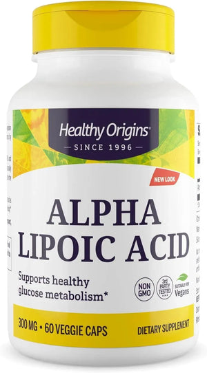 HEALTHY ORIGINS - Healthy Origins Alpha Lipoic Acid 300Mg. 60 Capsulas - The Red Vitamin MX - Suplementos Alimenticios - {{ shop.shopifyCountryName }}