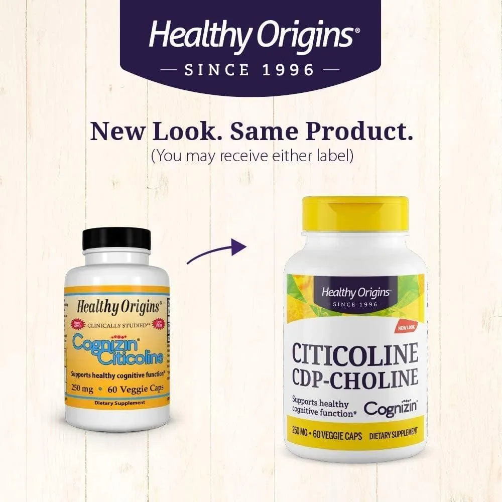 HEALTHY ORIGINS - Healthy Origins Cognizin (Citicoline) 250Mg. 60 Capsulas - The Red Vitamin MX - Suplementos Alimenticios - {{ shop.shopifyCountryName }}