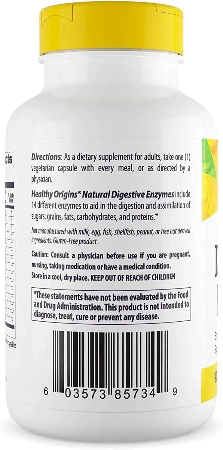 HEALTHY ORIGINS - Healthy Origins Digestive Enzymes 90 Capsulas - The Red Vitamin MX - Suplementos Alimenticios - {{ shop.shopifyCountryName }}