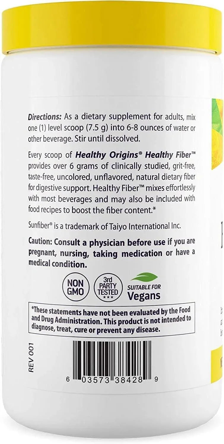 HEALTHY ORIGINS - Healthy Origins Healthy Fiber 225Gr. - The Red Vitamin MX - Suplementos Alimenticios - {{ shop.shopifyCountryName }}