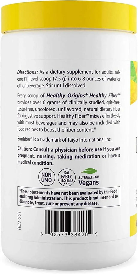 HEALTHY ORIGINS - Healthy Origins Healthy Fiber 225Gr. - The Red Vitamin MX - Suplementos Alimenticios - {{ shop.shopifyCountryName }}