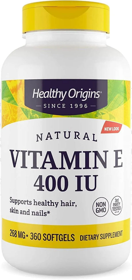 HEALTHY ORIGINS - Healthy Origins Vitamin E 400 IU 360 Capsulas Blandas - The Red Vitamin MX - Suplementos Alimenticios - {{ shop.shopifyCountryName }}