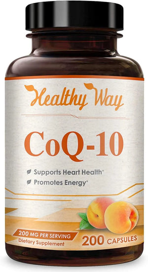 HEALTHY WAY - Healthy Way CoQ10 200Mg. 200 Capsulas - The Red Vitamin MX - Suplementos Alimenticios - {{ shop.shopifyCountryName }}