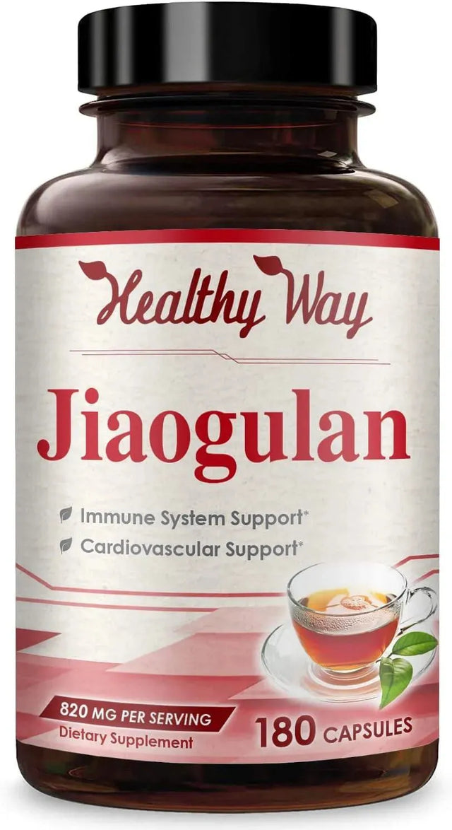 HEALTHY WAY - Healthy Way Pure Jiaogulan 820Mg. 180 Capsulas - The Red Vitamin MX - Suplementos Alimenticios - {{ shop.shopifyCountryName }}