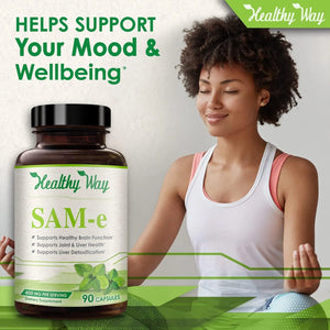 HEALTHY WAY - Healthy Way SAM-e 400Mg. 90 Capsulas - The Red Vitamin MX - Suplementos Alimenticios - {{ shop.shopifyCountryName }}