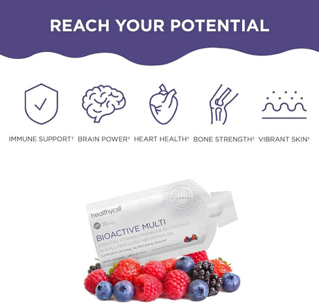 HEALTHYCELL - Healthycell Bioactive Multi for Adults 30 Paquetes de Gel - The Red Vitamin MX - Suplementos Alimenticios - {{ shop.shopifyCountryName }}