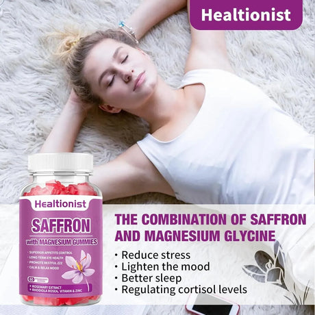 HEALTIONIST - Healtionist Saffron with Magnesium Gummies 60 Gomitas 2 Pack - The Red Vitamin MX - Suplementos Alimenticios - {{ shop.shopifyCountryName }}