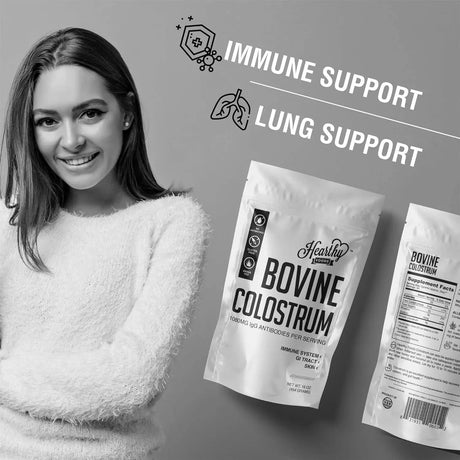 HEARTHY FOODS - Hearthy Foods Bovine Colostrum Powder 454Gr. - The Red Vitamin MX - Suplementos Alimenticios - {{ shop.shopifyCountryName }}