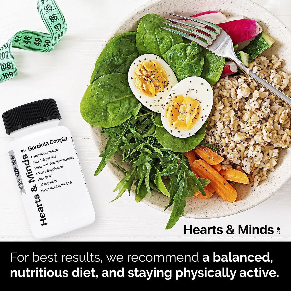 HEARTS & MINDS - Hearts & Minds Garcinia Complex 60 Capsulas - The Red Vitamin MX - Suplementos Alimenticios - {{ shop.shopifyCountryName }}