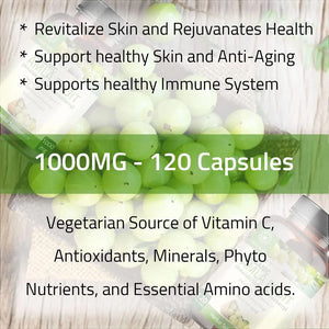 HEBHAC HERBS - Hebhac Herbs Amla 1000Mg. 120 Capsulas - The Red Vitamin MX - Suplementos Alimenticios - {{ shop.shopifyCountryName }}