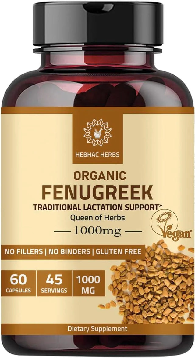 HEBHAC HERBS - Hebhac Herbs Fenugreek 1000Mg. 60 Capsulas - The Red Vitamin MX - Suplementos Alimenticios - {{ shop.shopifyCountryName }}