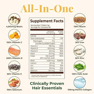 HEEBIN'S - Heebin's Royal Hair, Brows & Lashes 60 Tabletas - The Red Vitamin MX - Suplementos Alimenticios - {{ shop.shopifyCountryName }}