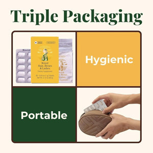 HEEBIN'S - Heebin's Royal Hair, Brows & Lashes 60 Tabletas - The Red Vitamin MX - Suplementos Alimenticios - {{ shop.shopifyCountryName }}