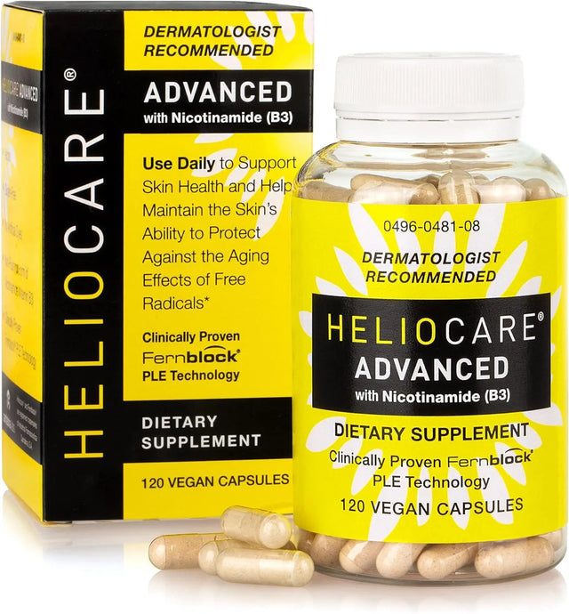 HELIOCARE - Heliocare Advanced Nicotinamide B3 500Mg. 120 Capsulas - The Red Vitamin MX - Suplementos Alimenticios - {{ shop.shopifyCountryName }}