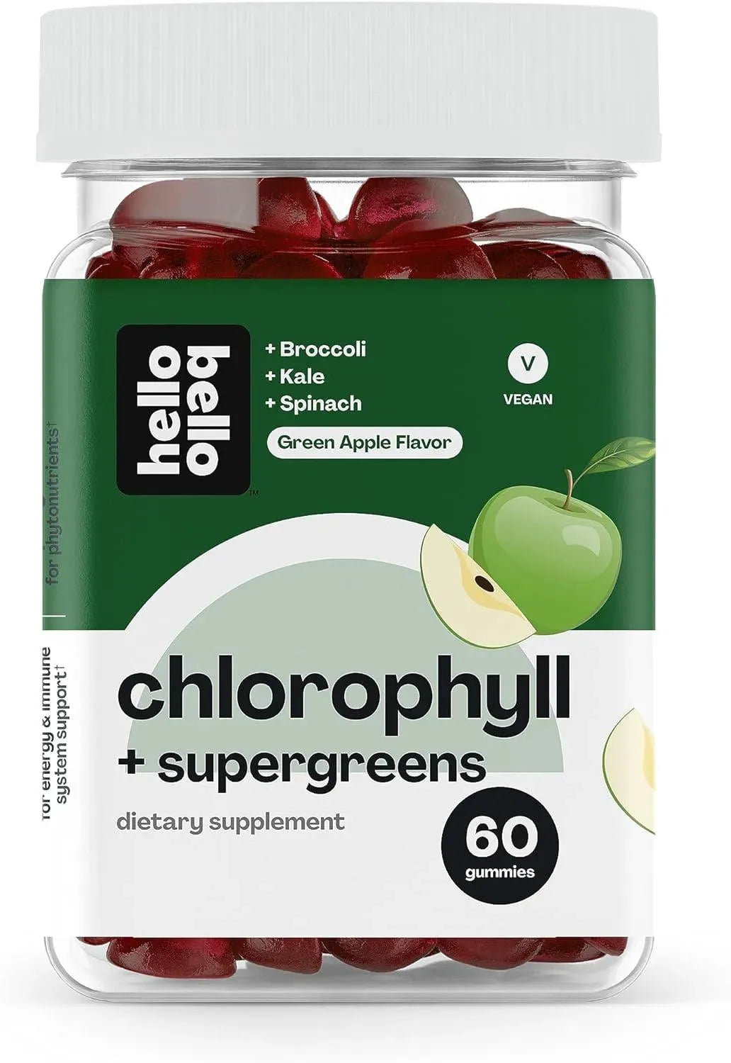 HELLO BELLO - Hello Bello Chlorophyll + Supergreens 60 Gomitas - The Red Vitamin MX - Suplementos Alimenticios - {{ shop.shopifyCountryName }}