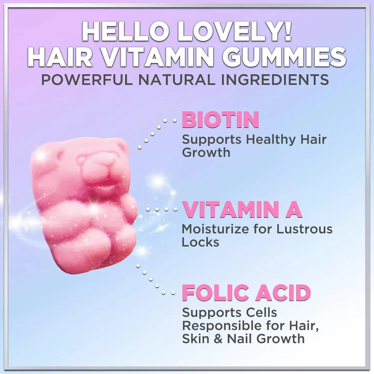 HELLO LOVELY! - Hello Lovely! Hair Vitamins Gummies with Biotin 5000 mcg Vitamin E & C 120 Gomitas - The Red Vitamin MX - Suplementos Alimenticios - {{ shop.shopifyCountryName }}