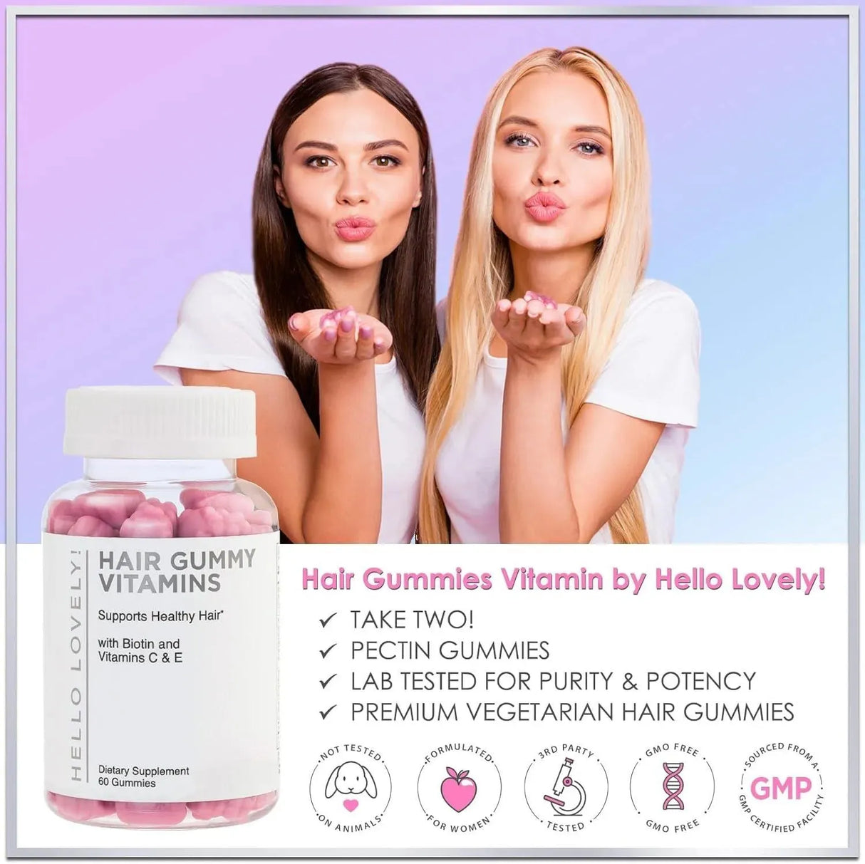 HELLO LOVELY! - Hello Lovely! Hair Vitamins Gummies with Biotin 5000 mcg Vitamin E & C 60 Gomitas - The Red Vitamin MX - Suplementos Alimenticios - {{ shop.shopifyCountryName }}