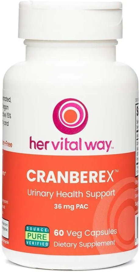 HER VITAL WAY - her vital way Cranberex 60 Capsulas - The Red Vitamin MX - Suplementos Alimenticios - {{ shop.shopifyCountryName }}