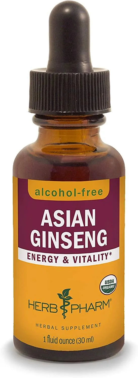 HERB PHARM - Herb Pharm Asian (Panax) Ginseng Liquid Glycerite 30Ml. - The Red Vitamin MX - Suplementos Alimenticios - {{ shop.shopifyCountryName }}