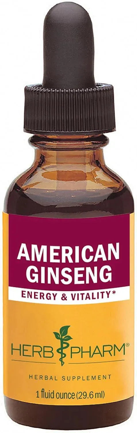 HERB PHARM - Herb Pharm Certified Organic American Ginseng Extract 1 Fl.Oz. - The Red Vitamin MX - Suplementos Alimenticios - {{ shop.shopifyCountryName }}