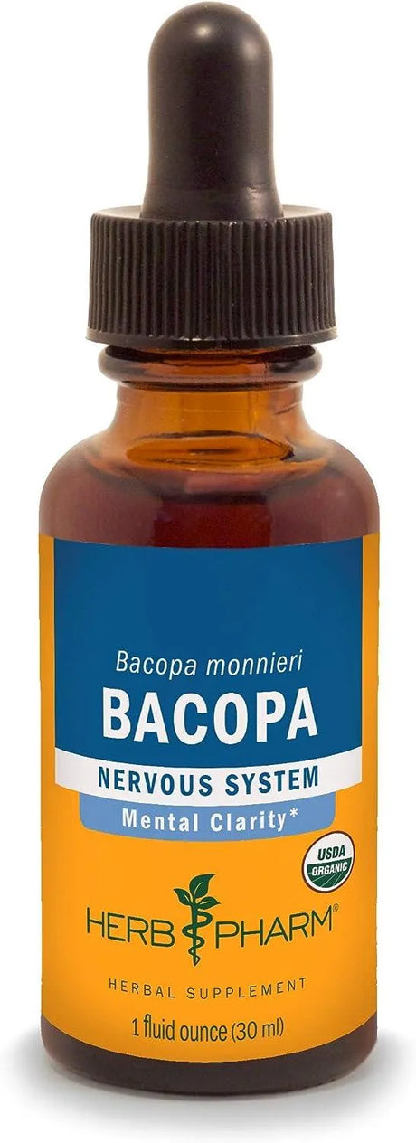 HERB PHARM - Herb Pharm Certified Organic Bacopa Liquid Extract 30Ml. - The Red Vitamin MX - Suplementos Alimenticios - {{ shop.shopifyCountryName }}