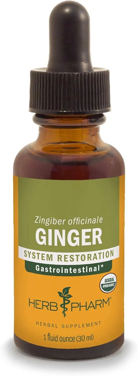 HERB PHARM - Herb Pharm Certified Organic Ginger Liquid Extract 30Ml. - The Red Vitamin MX - Suplementos Alimenticios - {{ shop.shopifyCountryName }}