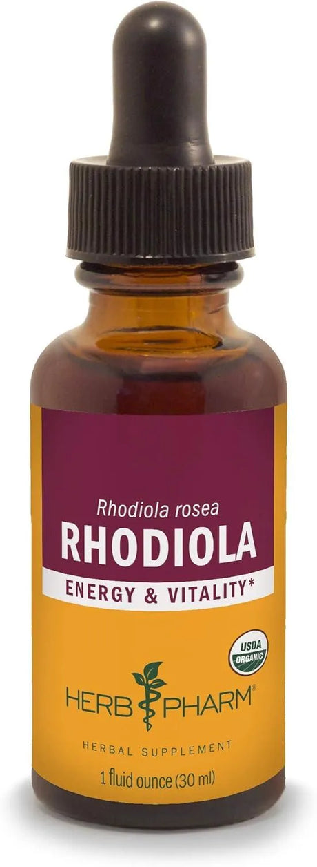 HERB PHARM - Herb Pharm Certified Organic Rhodiola Root Extract 30Ml. - The Red Vitamin MX - Suplementos Alimenticios - {{ shop.shopifyCountryName }}