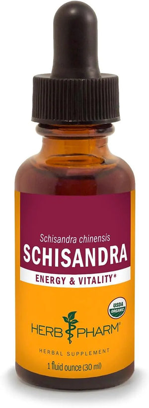 HERB PHARM - Herb Pharm Certified Organic Schisandra Berry Liquid Extract 30Ml. - The Red Vitamin MX - Suplementos Alimenticios - {{ shop.shopifyCountryName }}