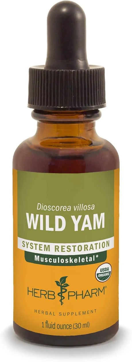 HERB PHARM - Herb Pharm Certified Organic Wild Yam Liquid Extract 30Ml. - The Red Vitamin MX - Suplementos Alimenticios - {{ shop.shopifyCountryName }}