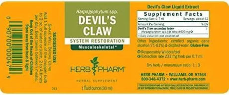 HERB PHARM - Herb Pharm Devil's Claw Liquid Extract 30Ml. - The Red Vitamin MX - Suplementos Alimenticios - {{ shop.shopifyCountryName }}