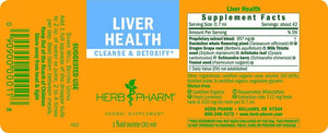 HERB PHARM - Herb Pharm Liver Health Liquid 30Ml. - The Red Vitamin MX - Suplementos Alimenticios - {{ shop.shopifyCountryName }}