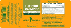 HERB PHARM - Herb Pharm Thyroid Calming Liquid Herbal Formula 1 Fl.Oz. - The Red Vitamin MX - Suplementos Alimenticios - {{ shop.shopifyCountryName }}