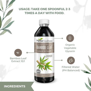 HERBAL GOODNESS - Herbal Goodness Bamboo Extract 354Ml. - The Red Vitamin MX - Suplementos Alimenticios - {{ shop.shopifyCountryName }}