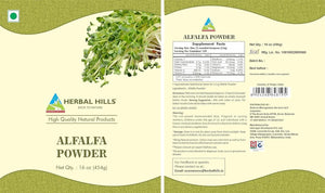 HERBAL HILLS - Herbal Hills Alfalfa Powder 454Gr. - The Red Vitamin MX - Suplementos Alimenticios - {{ shop.shopifyCountryName }}