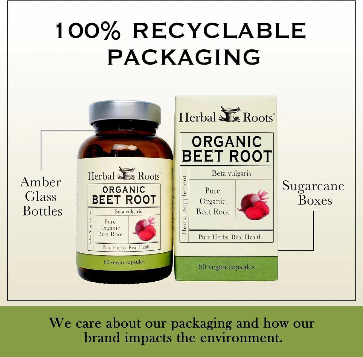 HERBAL ROOTS - Herbal Roots Organic Beet Root Powder 1500Mg. 60 Capsulas - The Red Vitamin MX - Suplementos Alimenticios - {{ shop.shopifyCountryName }}