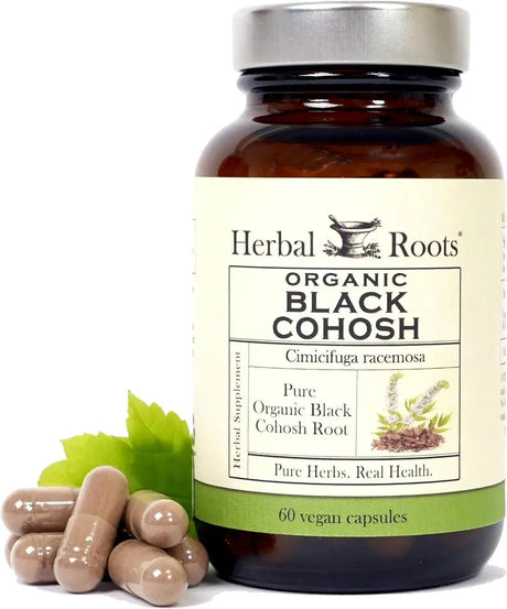 HERBAL ROOTS - Herbal Roots Organic Black Cohosh Root 600Mg. 60 Capsulas - The Red Vitamin MX - Suplementos Alimenticios - {{ shop.shopifyCountryName }}