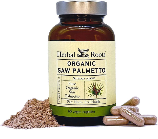 HERBAL ROOTS - Herbal Roots Organic Saw Palmetto 1000Mg. 60 Capsulas - The Red Vitamin MX - Suplementos Alimenticios - {{ shop.shopifyCountryName }}