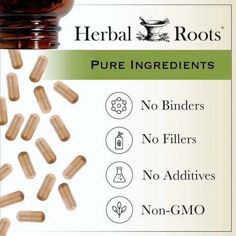 HERBAL ROOTS - Herbal Roots St Johns Wort 450Mg. 60 Capsulas - The Red Vitamin MX - Suplementos Alimenticios - {{ shop.shopifyCountryName }}