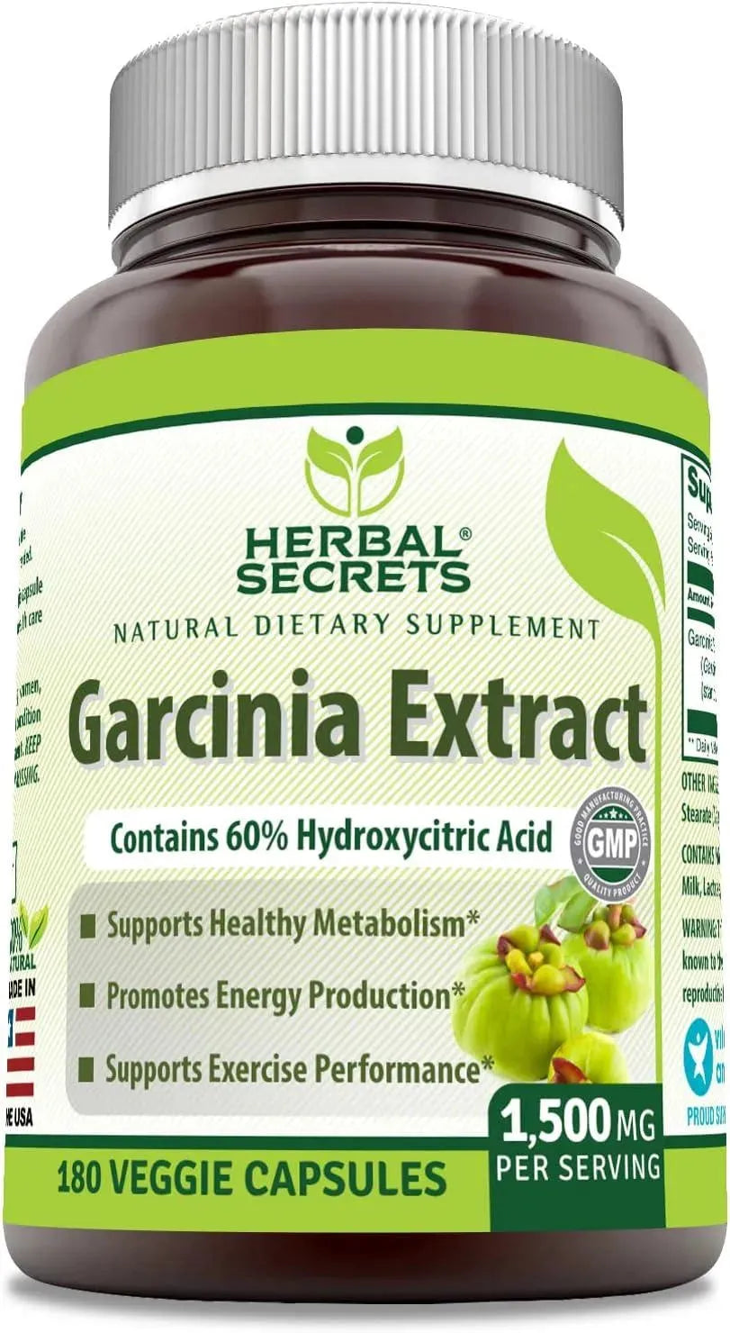 HERBAL SECRETS - Herbal Secrets Garcinia Extract 1500Mg. 180 Capsulas - The Red Vitamin MX - Suplementos Alimenticios - {{ shop.shopifyCountryName }}