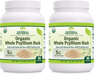 HERBAL SECRETS - Herbal Secrets Whole Psyllium Husk 454Gr. 2 Pack - The Red Vitamin MX - Suplementos Alimenticios - {{ shop.shopifyCountryName }}