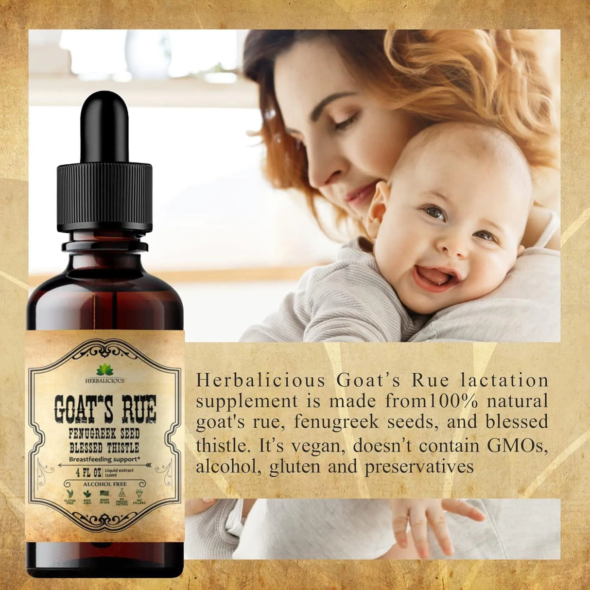 HERBALICIOUS - HERBALICIOUS Goat's Rue Liquid Extract 4 Fl.Oz. - The Red Vitamin MX - Suplementos Alimenticios - {{ shop.shopifyCountryName }}