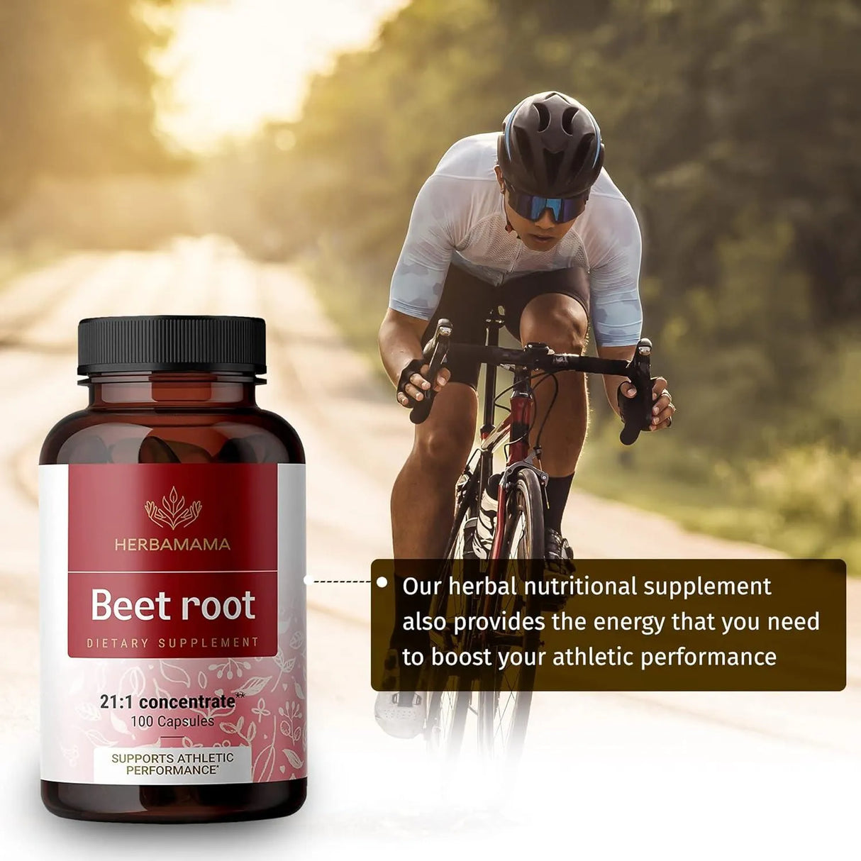 HERBAMAMA - HERBAMAMA Beet Root 21:1 Concentrate 100 Capsulas - The Red Vitamin MX - Suplementos Alimenticios - {{ shop.shopifyCountryName }}