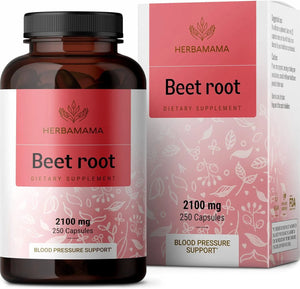 HERBAMAMA - HERBAMAMA Beet Root 2100Mg. 250 Capsulas - The Red Vitamin MX - Suplementos Alimenticios - {{ shop.shopifyCountryName }}