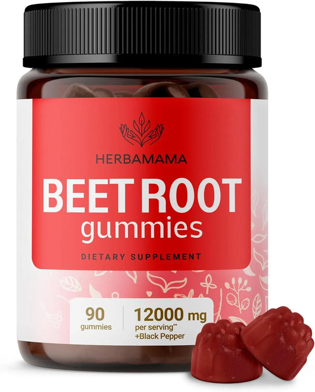 HERBAMAMA - HERBAMAMA Beet Root Gummies 1200Mg. 90 Gomitas - The Red Vitamin MX - Suplementos Alimenticios - {{ shop.shopifyCountryName }}